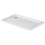 Bac à douche rectangulaire Duravit D-Code 130 x 75 cm avec Antidérapant - vue détaillée