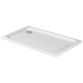 Piatto doccia rettangolare Duravit D-Code 130 x 75 cm con Antiscivolo