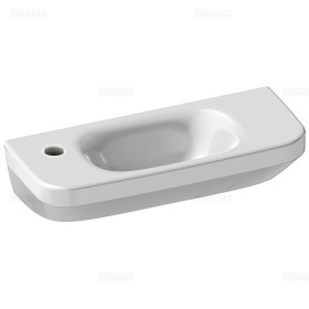 Lavabo Duravit DuraStyle 50 cm, avec 1 trou de robinet à gauche