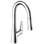 hansgrohe Talis M51 Miscelatore monocomando da cucina 160, doccetta estraibile, 2 getti, sBox