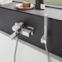 Villeroy & Boch Architectura Square Einhebel-Badewannenarmatur - technische Ansicht