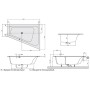 Villeroy & Boch Loop & Friends Square Eckbadewanne 175 x 135 cm