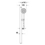 Duravit Brauseset mit Handbrause 3jet 11 cm MinusFlow - technische Ansicht