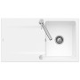 Lavello incasso Villeroy & Boch Siluet 50 Flat con vasca a destra, scarico con azionamento eccentrico - vista dettagliata