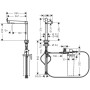 Sistema di filtrazione hansgrohe Aqittura M91 240, 1jet - immagine prodotto