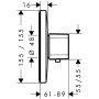 hansgrohe Ecostat E Highflow Thermostat - Detailansicht