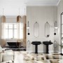 Villeroy & Boch Lavabo Hommage 75 x 58 cm, con troppo pieno - vista tecnica