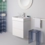 LAUFEN Kartell Waschtisch 60 x 46 cm, mit 1 Hahnloch - technische Ansicht