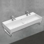 Villeroy & Boch Memento 2.0 Lavabo 120 cm con 2 fori per rubinetto, con troppopieno