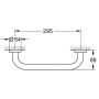GROHE Essentials Wannengriff 29,5 cm - Detailansicht