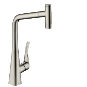 Rubinetto monocomando per cucina hansgrohe Metris Select M71 320, doccetta estraibile, 2 getti, sBox