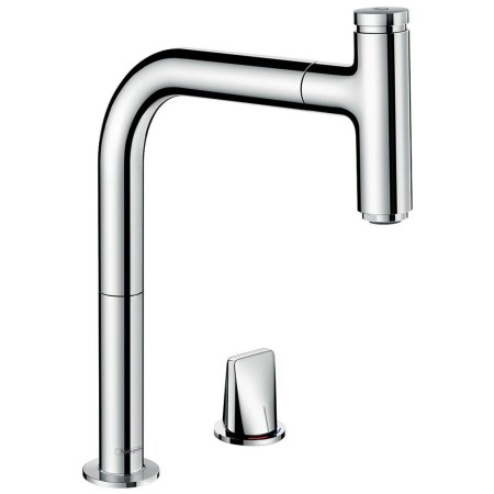 hansgrohe Metris Select M71 Miscelatore monocomando per cucina a due fori 200