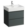 LAUFEN Kartell Waschtisch 60 x 46 cm, mit 1 Hahnloch - technische Ansicht