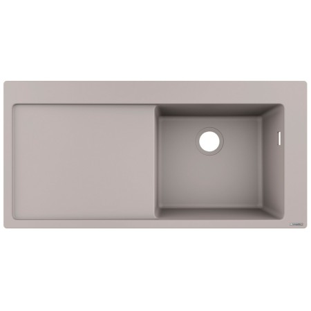 hansgrohe S514-F450 Einbauspüle 450 mit Abtropffläche links