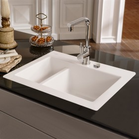 Lavello incasso Villeroy & Boch Subway 60 XM FLAT, scarico con azionamento eccentrico