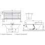 Villeroy & Boch Squaro Edge 12 Duo Badewanne 180 x 80 cm