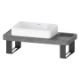 Ensemble de consoles en pierre Duravit Qatego avec lavabo, console et support de console 100 x 45 cm