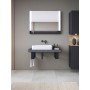Ensemble de consoles en pierre Duravit Qatego avec lavabo, console et support de console 100 x 45 cm
