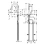 hansgrohe Talis M51 Miscelatore monocomando da cucina 160, doccetta estraibile, 2 getti, sBox - vista dettagliata
