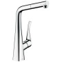 Rubinetto monocomando per cucina hansgrohe Metris M71 320, beccuccio estraibile, 1getto, sBox