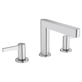 Robinet de lavabo 3 trous hansgrohe Finoris 110 avec bonde Push-Open