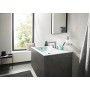 Robinet de lavabo 3 trous hansgrohe Finoris 110 avec bonde Push-Open - vue détaillée