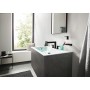 Robinet de lavabo 3 trous hansgrohe Finoris 110 avec bonde Push-Open - photo produit