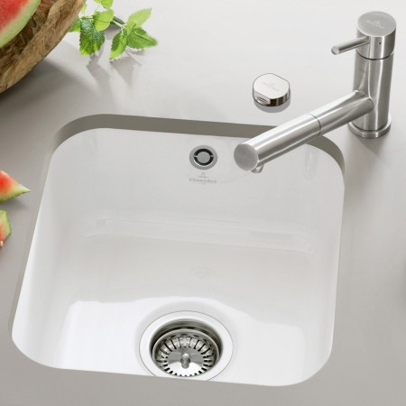 Villeroy & Boch Cisterna 50 Unterbauspüle, Ablaufgarnitur mit Excenterbetätigung