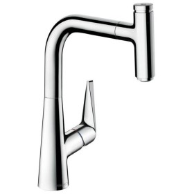 hansgrohe Talis Select M51 Miscelatore monocomando da cucina 220, beccuccio estraibile, 1getto
