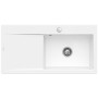 Lavello incasso Villeroy & Boch Subway Style 60 FLAT, piletta con azionamento eccentrico, vasca a destra - vista dettagliata