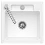 Lavello incasso Villeroy & Boch Siluet 50 S Flat, scarico con azionamento manuale, reversibile - vista dettagliata