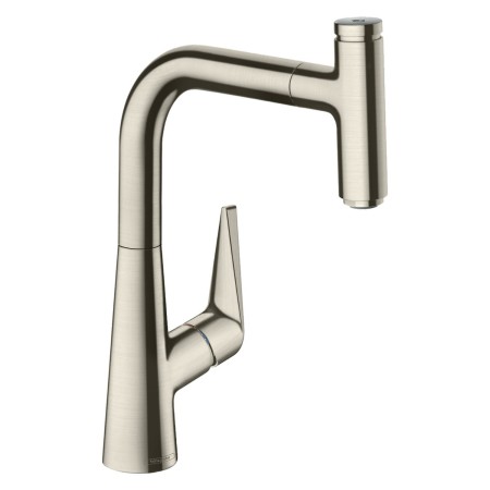 hansgrohe Talis Select M51 Miscelatore monocomando da cucina 220, beccuccio estraibile, 1getto