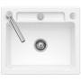 Lavello incasso Villeroy & Boch Siluet 60 S Flat, piletta con azionamento a distanza, con HL1 e HL2 - vista dettagliata