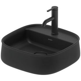Lavabo à poser Duravit Zencha 42 x 42 cm, avec plage de robinetterie