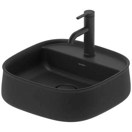 Lavabo à poser Duravit Zencha 42 x 42 cm, avec plage de robinetterie