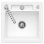 Lavello incasso Villeroy & Boch Siluet 50 S Flat, scarico con azionamento a leva, reversibile - vista dettagliata