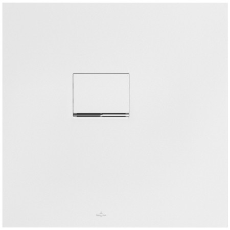 Receveur de douche Villeroy & Boch Squaro Infinity 80 x 80 cm pour installation en coin à gauche