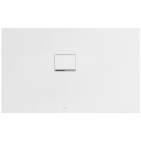 Receveur de douche Villeroy & Boch Squaro Infinity 130 x 80 cm pour installation en angle à gauche