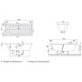 Villeroy & Boch Subway Duo-Badewanne 170 x 75 cm