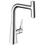 Rubinetto monocomando per cucina hansgrohe Metris Select M71 240, beccuccio estraibile, 1getto