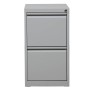 Wolfstahl Hängeregistraturschrank einbahnig 2 Schubladen 40 x 62 x 70 cm - technische Ansicht