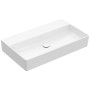 Villeroy & Boch Memento 2.0 Lavabo 80 cm senza foro per rubinetto, senza troppo pieno - vista tecnica
