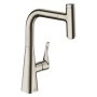 hansgrohe Miscelatore monocomando da cucina Metris Select M71 con bocca estraibile 240, 1jet, sBox
