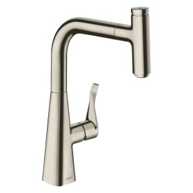 hansgrohe Miscelatore monocomando da cucina Metris Select M71 con bocca estraibile 240, 1jet, sBox