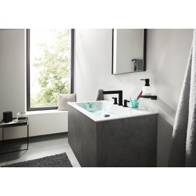 Rubinetto per lavabo hansgrohe Finoris a 3 fori 110 con scarico Push-Open