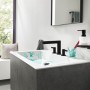 Robinet de lavabo hansgrohe Finoris 3 trous 110 avec bonde Push-Open