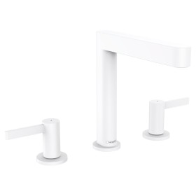 Robinet de lavabo à trois trous hansgrohe Finoris 160 avec bonde Push-Open