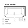 Villeroy & Boch Squaro Edge 12 Duo Badewanne 180 x 80 cm - Detailansicht