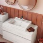Rubinetto monocomando per lavabo Villeroy & Boch Liberty - vista tecnica