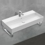 Villeroy & Boch Memento 2.0 Lavabo 100 cm con 1 foro per rubinetto, con troppopieno